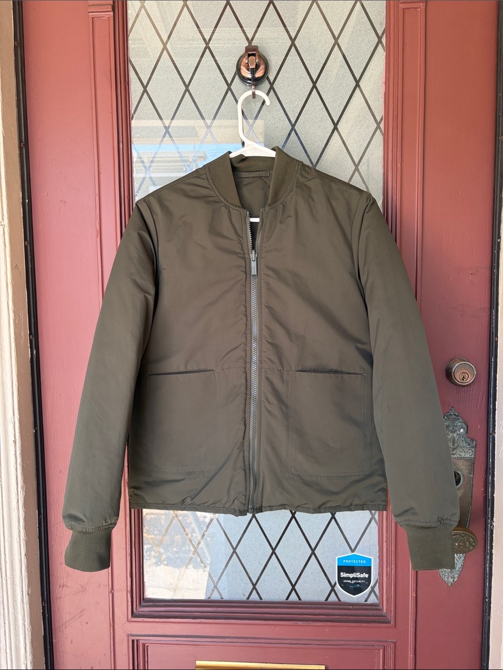Frank & Oak Women’s Olive Green Bomber Jacket